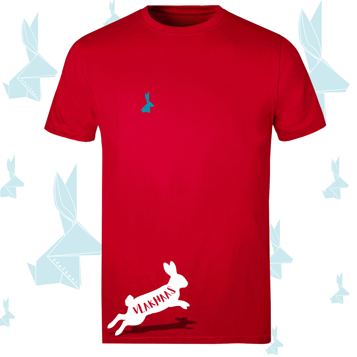 Vlakhaas T-Hemp vir Mans en Dames