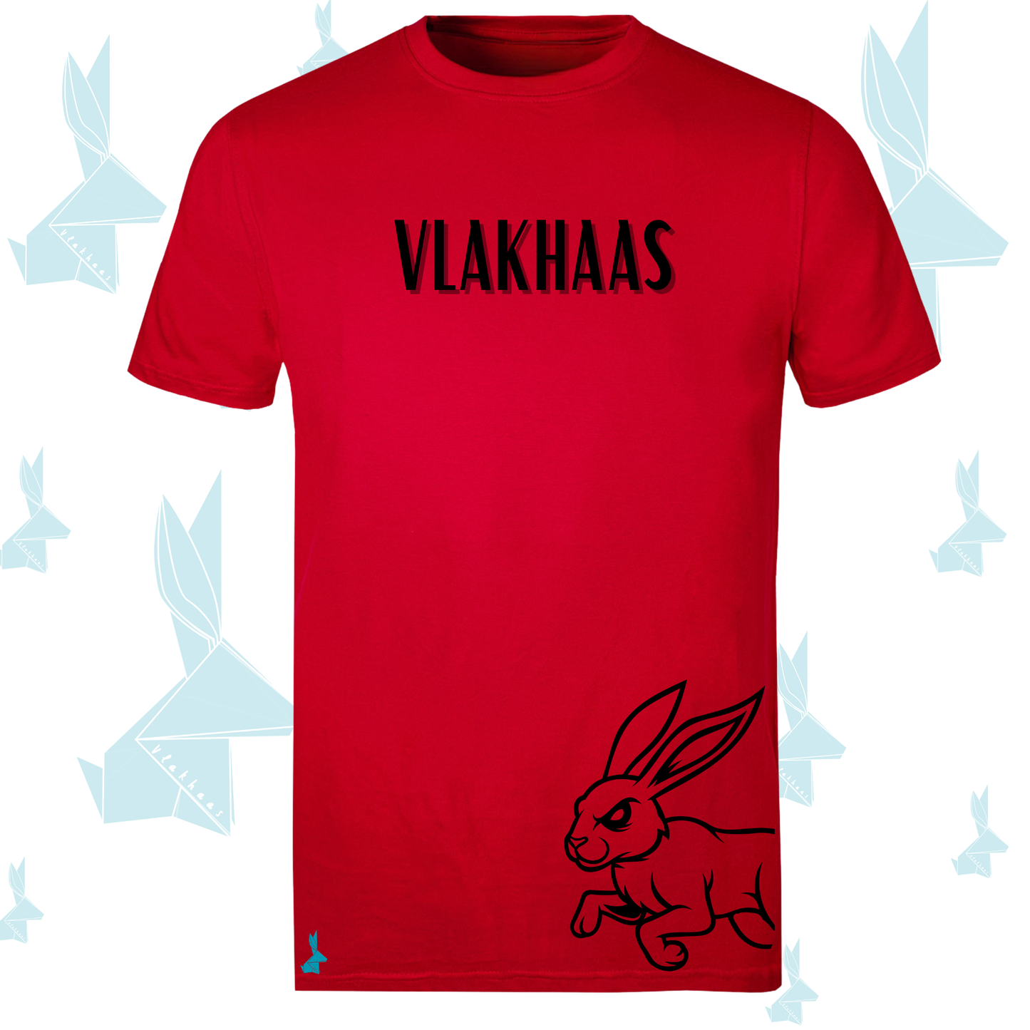 Vlakhaas T-Hemp vir Mans en Dames