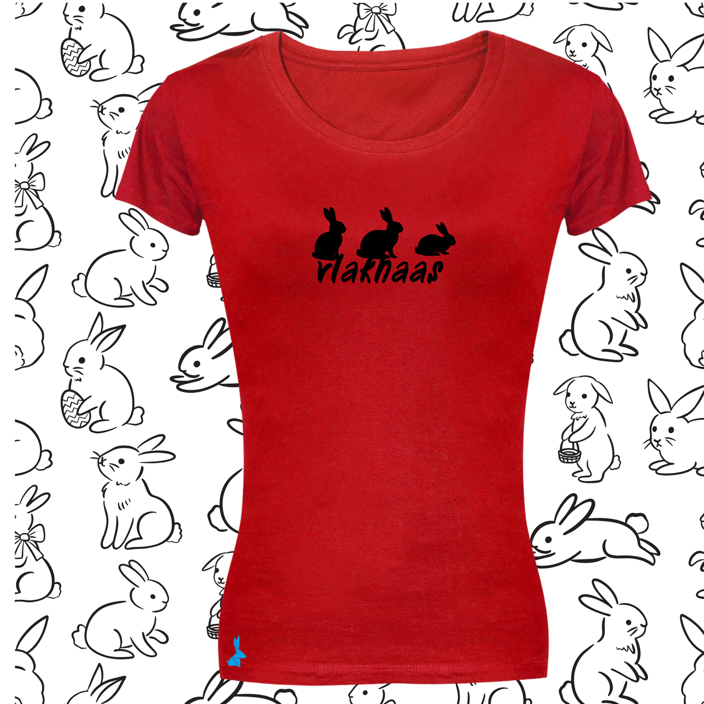 Vlakhaas T-Hemp vir Dames