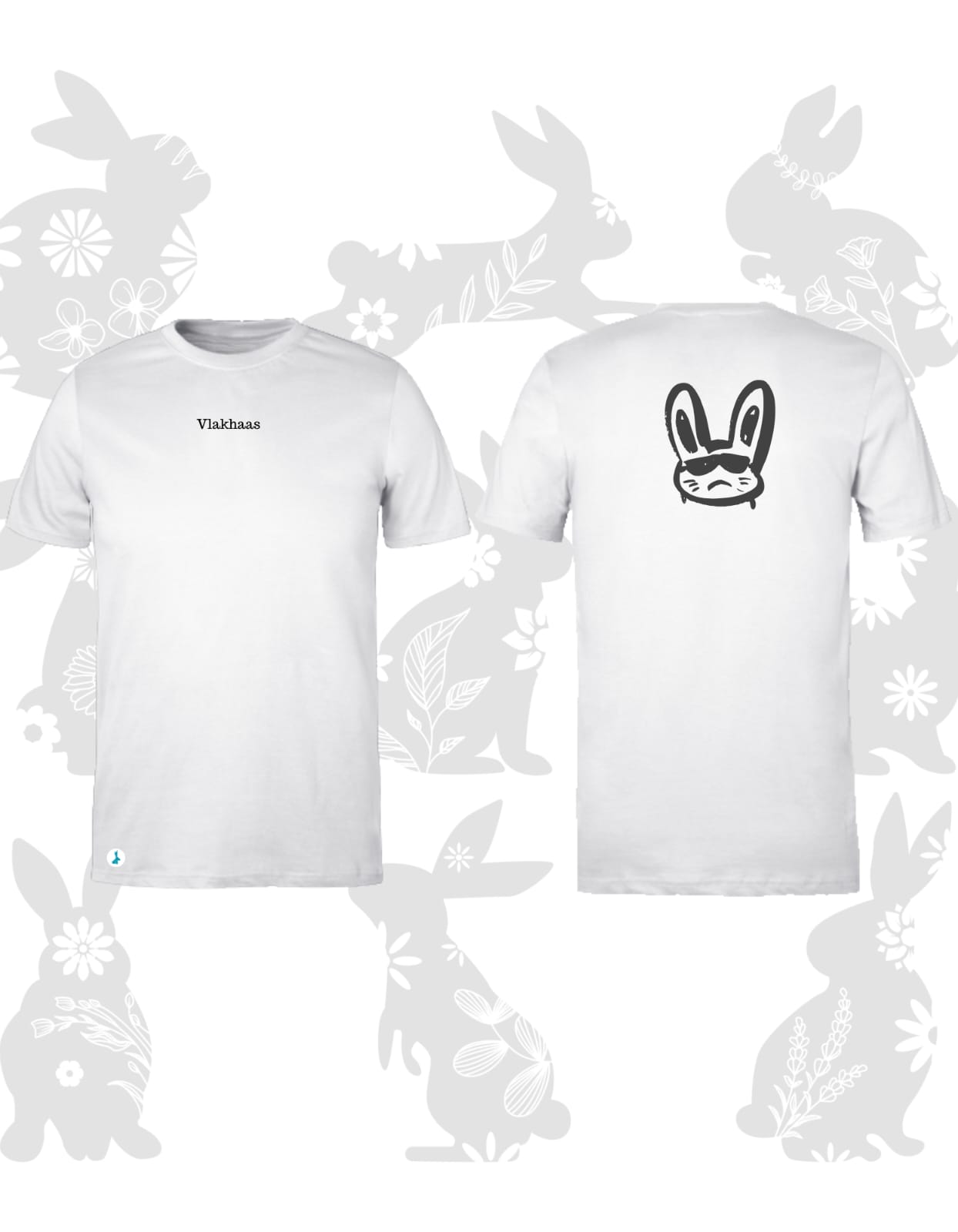 Vlakhaas T-Hemp vir Mans en Dames