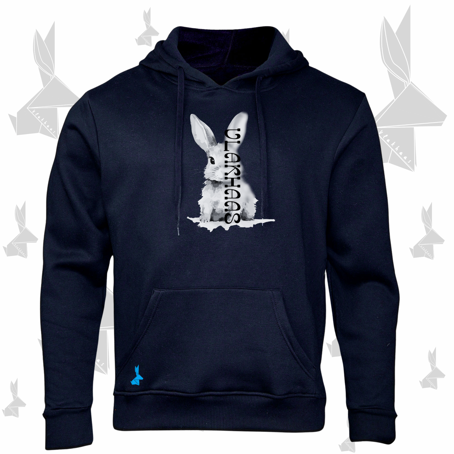 Vlakhaas Hoodie vir Mans en Dames