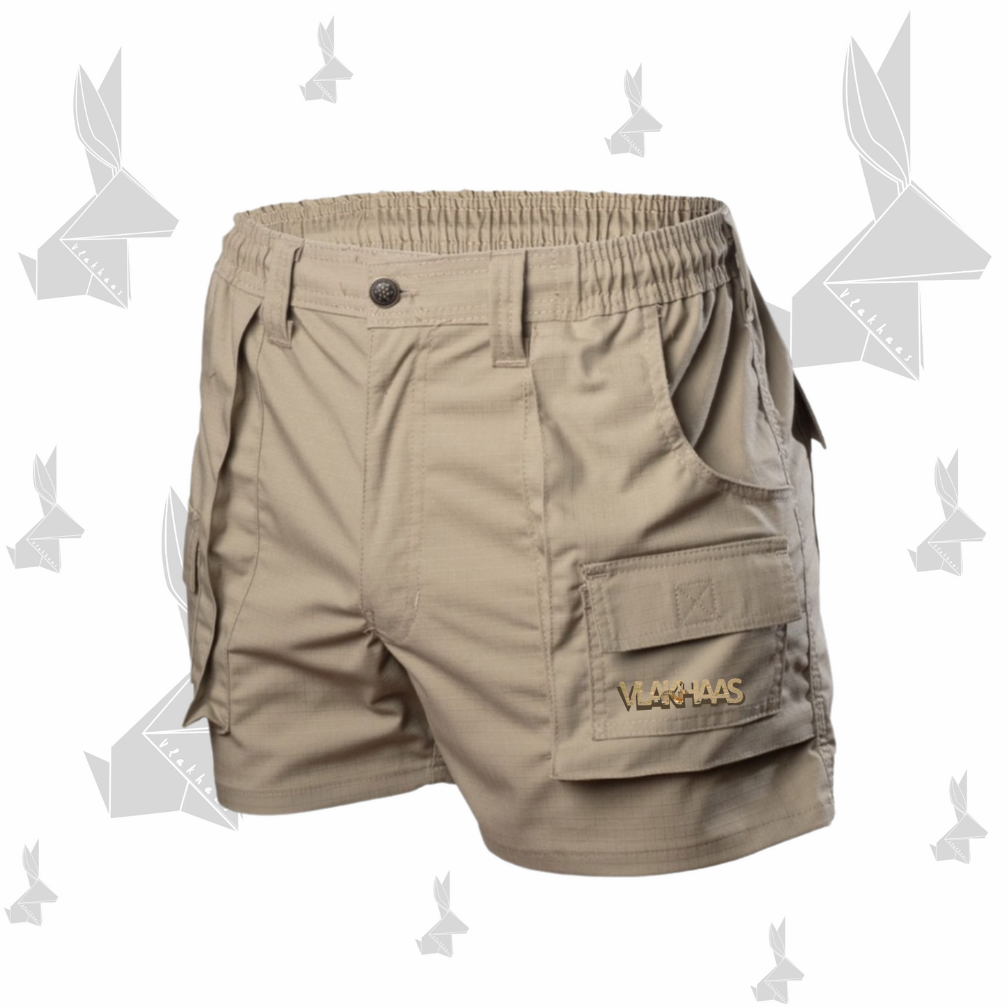 Vlakhaas Mans Kort Broek 8cm