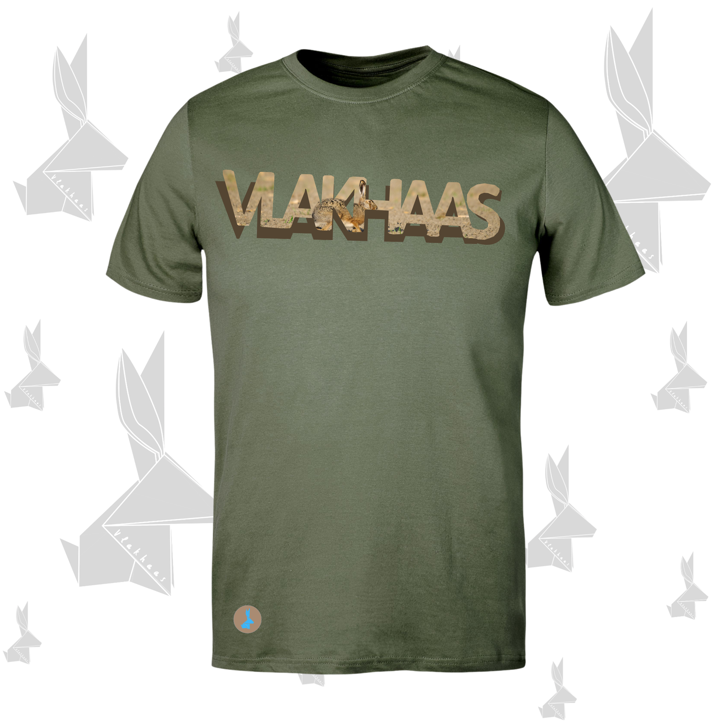 Vlakhaas T-Hemp vir Mans en Dames