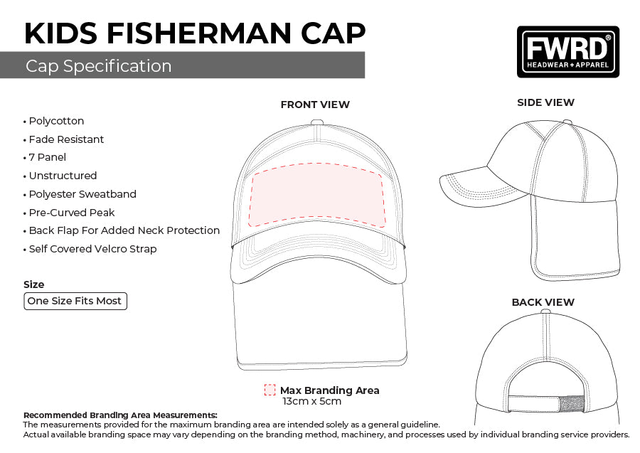 Kids Fisherman Cap (c)