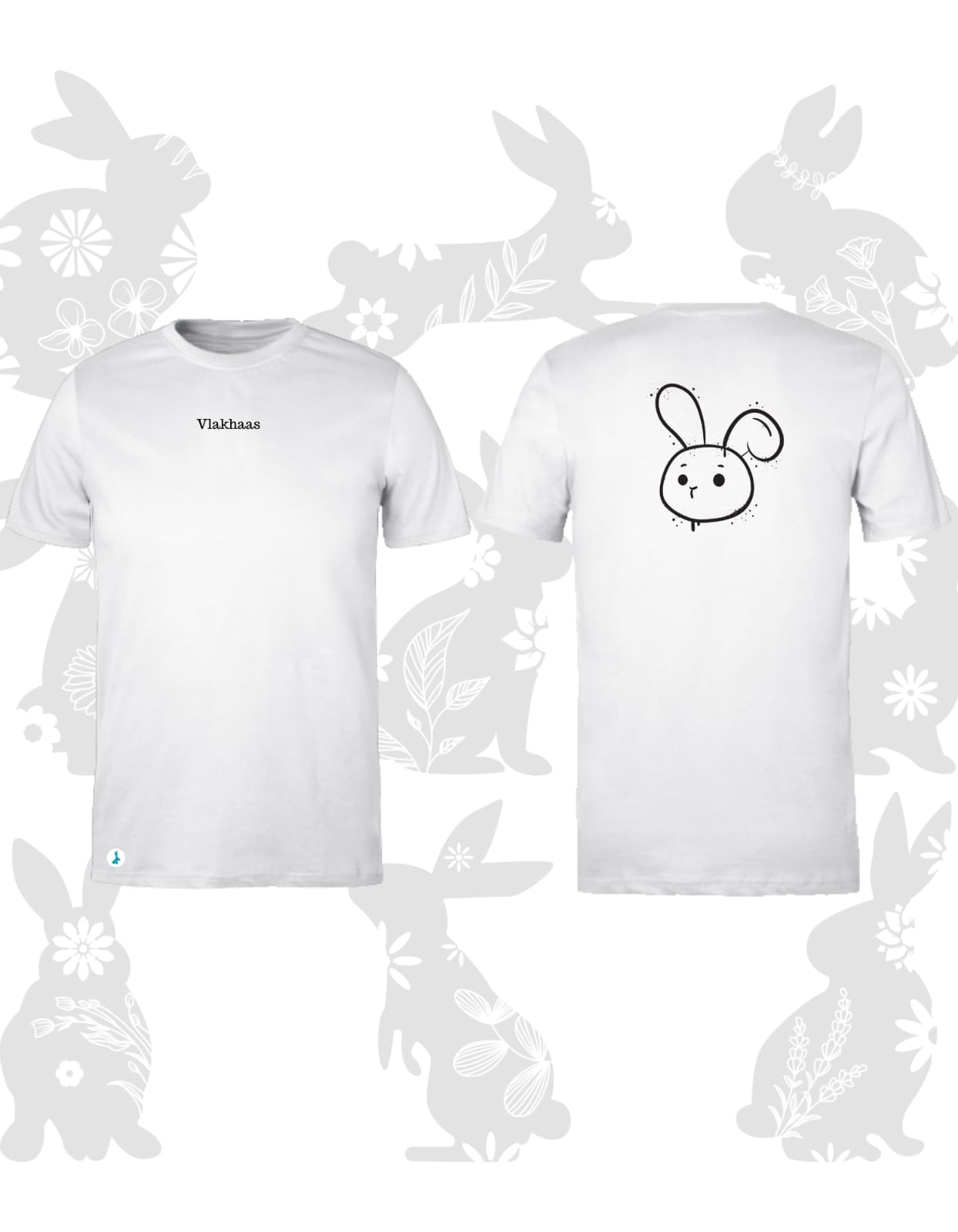 Vlakhaas T-Hemp vir Mans en Dames