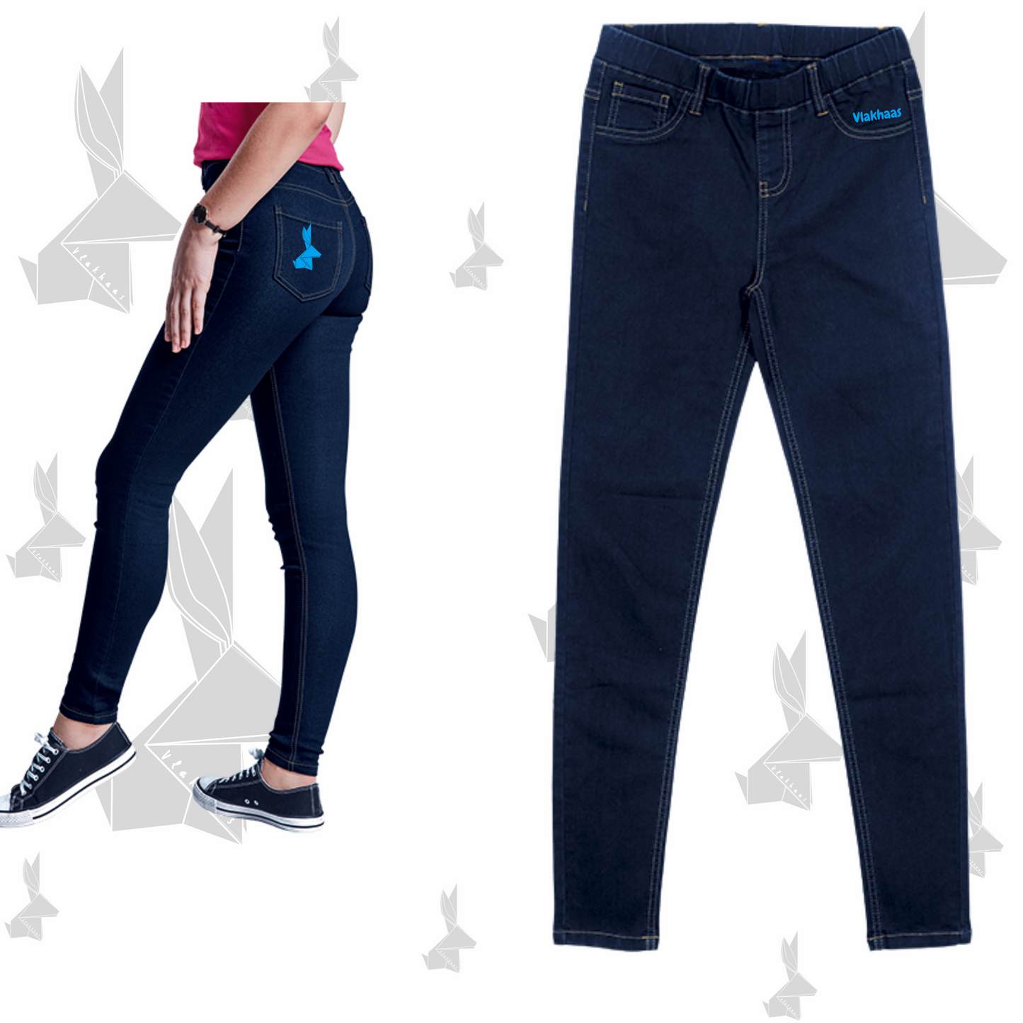 Vlakhaas Jeggings vir Dames