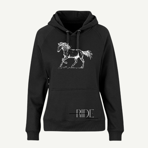 RIDE Horse Hoodie vir Mans en Dames