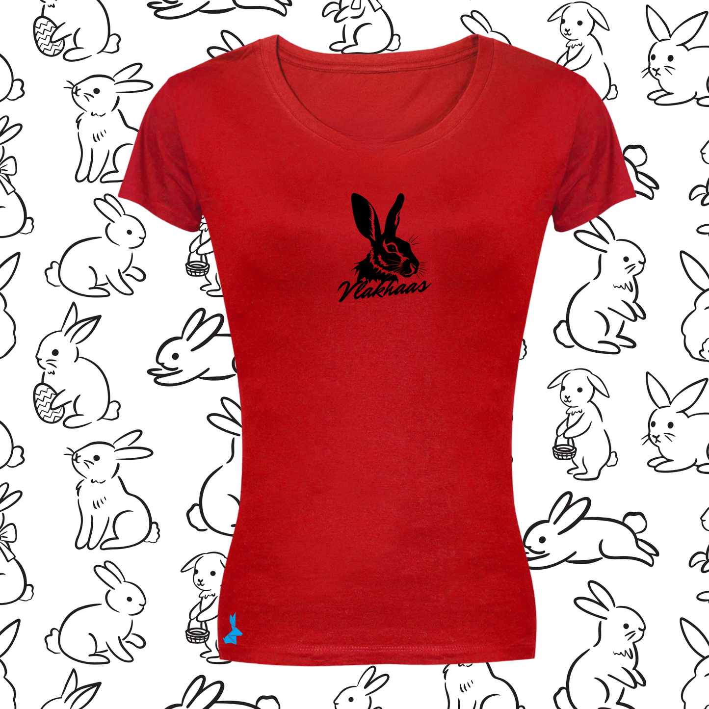 Vlakhaas T-Hemp vir Dames