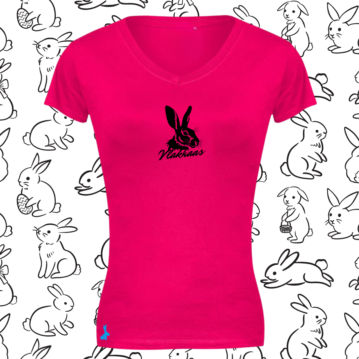 Vlakhaas T-Hemp vir Dames