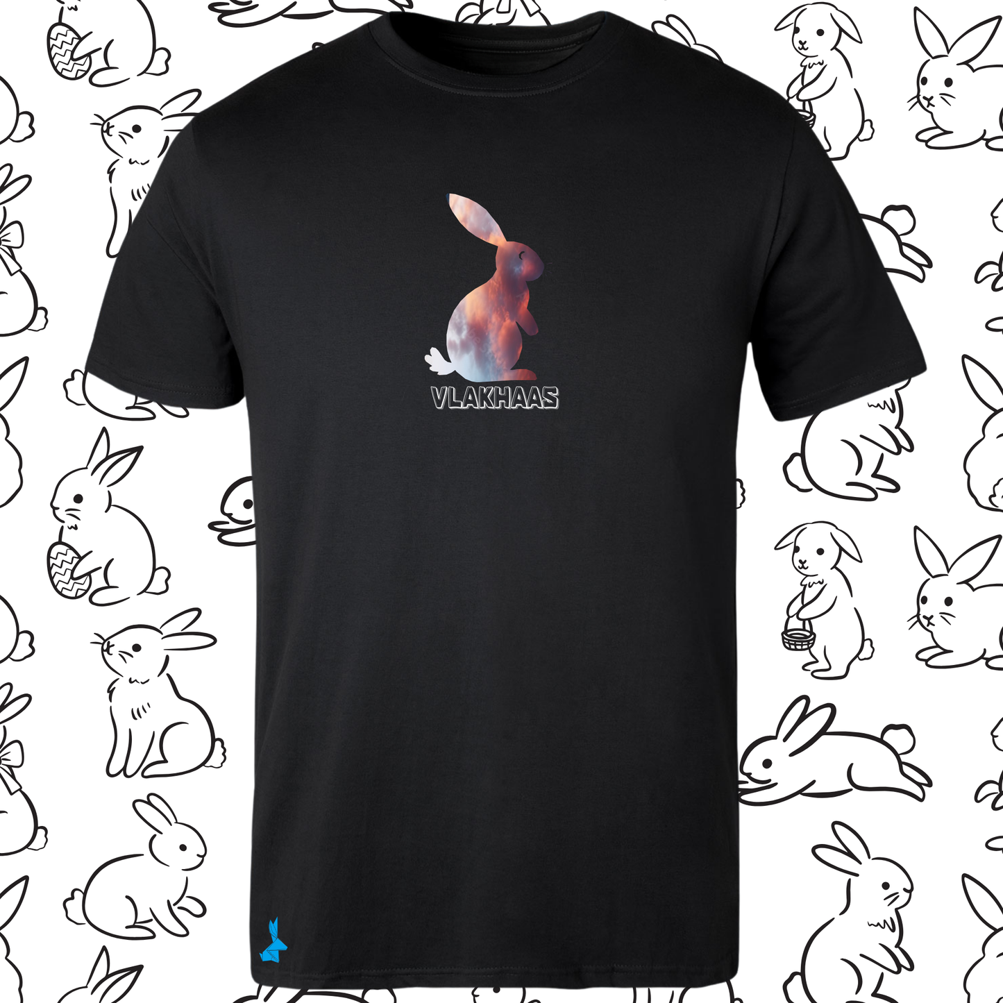 Vlakhaas T-Hemp vir Mans en Dames