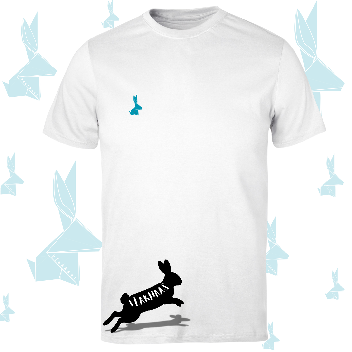 Vlakhaas T-Hemp vir Mans en Dames