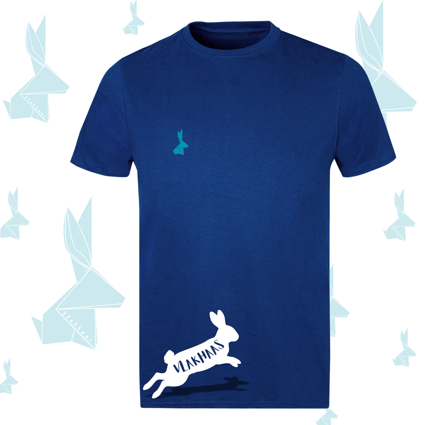 Vlakhaas T-Hemp vir Mans en Dames