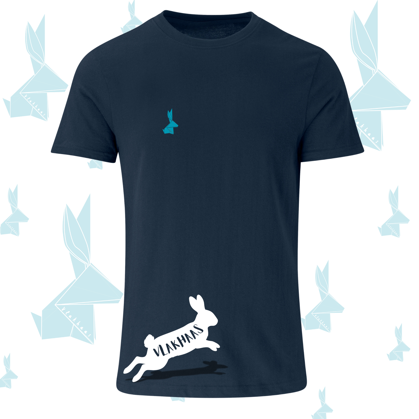 Vlakhaas T-Hemp vir Mans en Dames