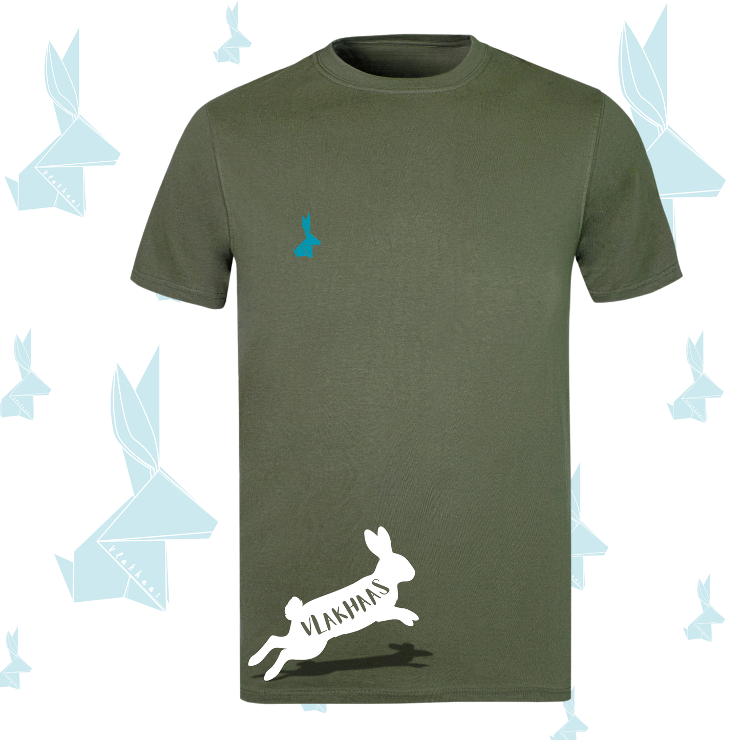 Vlakhaas T-Hemp vir Mans en Dames