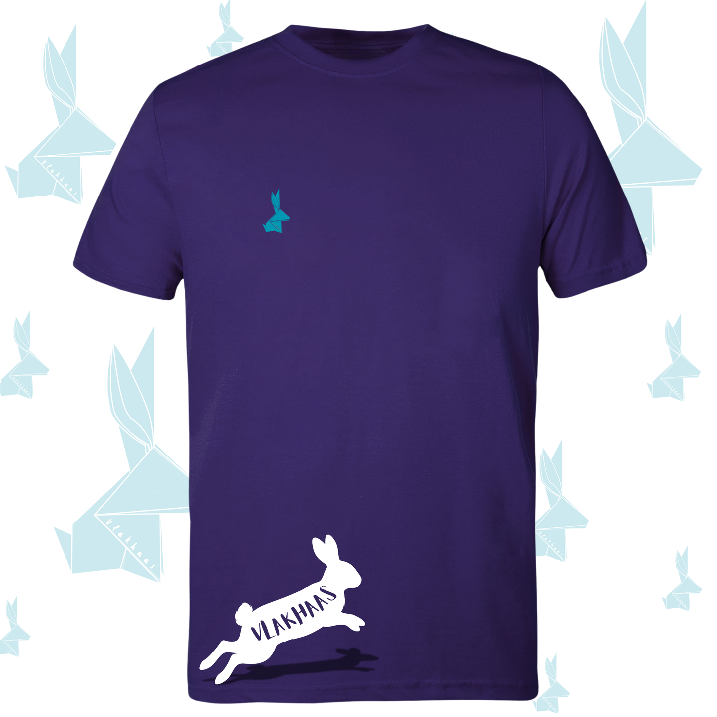 Vlakhaas T-Hemp vir Mans en Dames