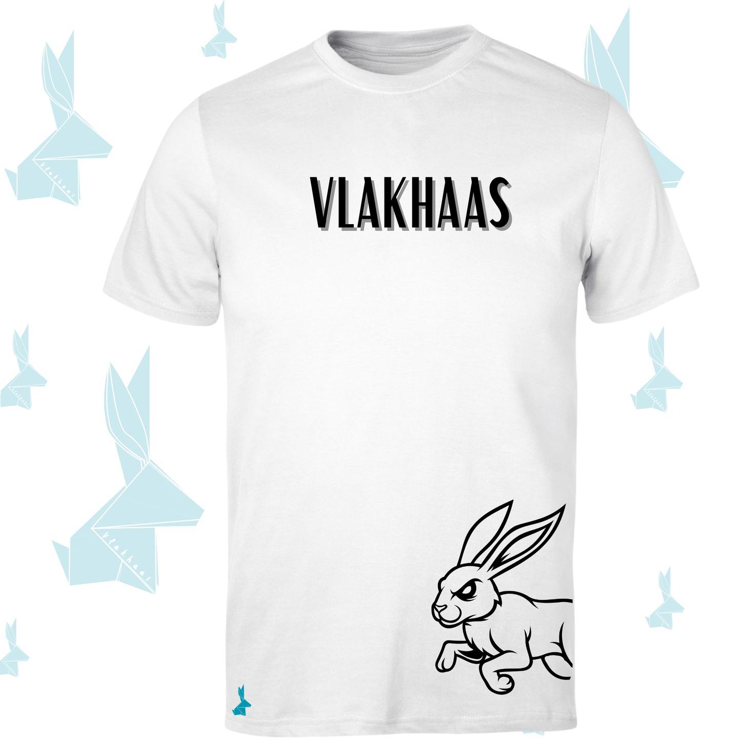 Vlakhaas T-Hemp vir Mans en Dames