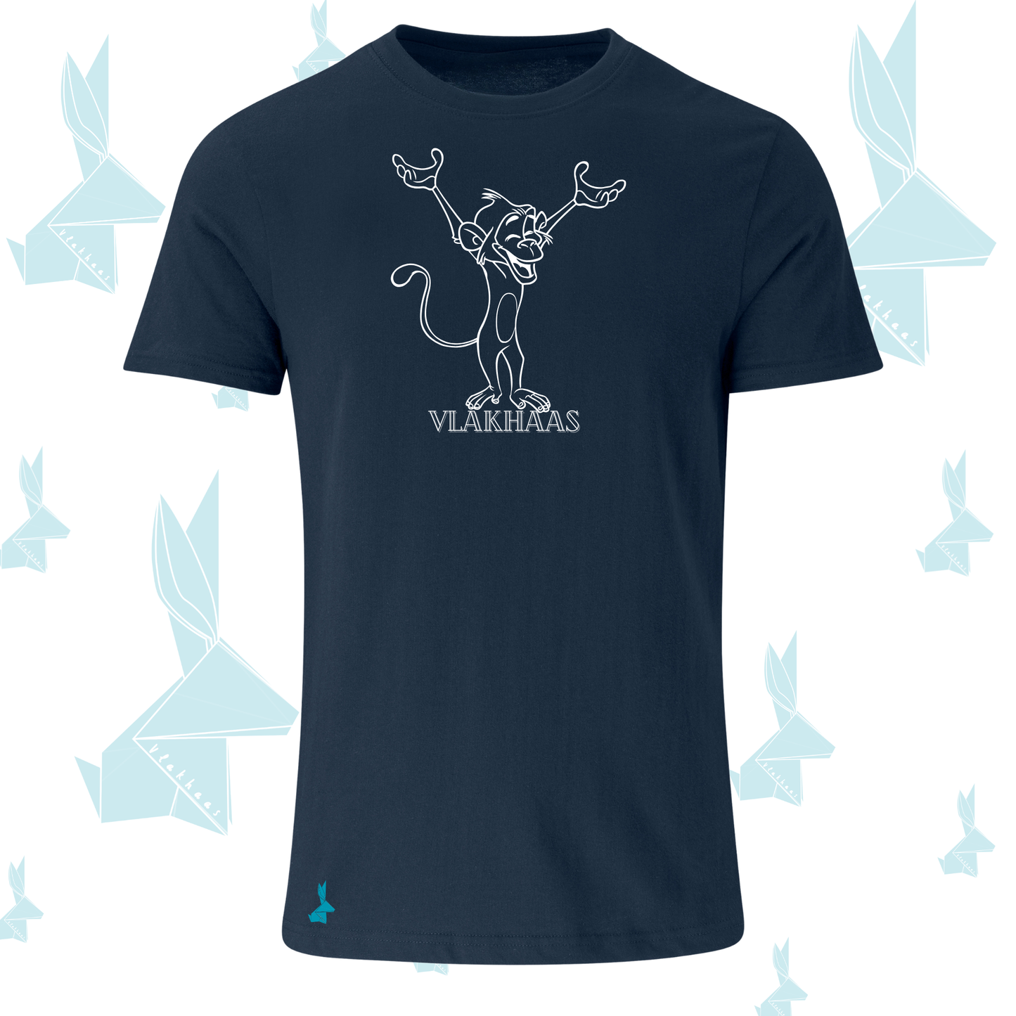 Vlakhaas T-Hemp vir Mans en Dames