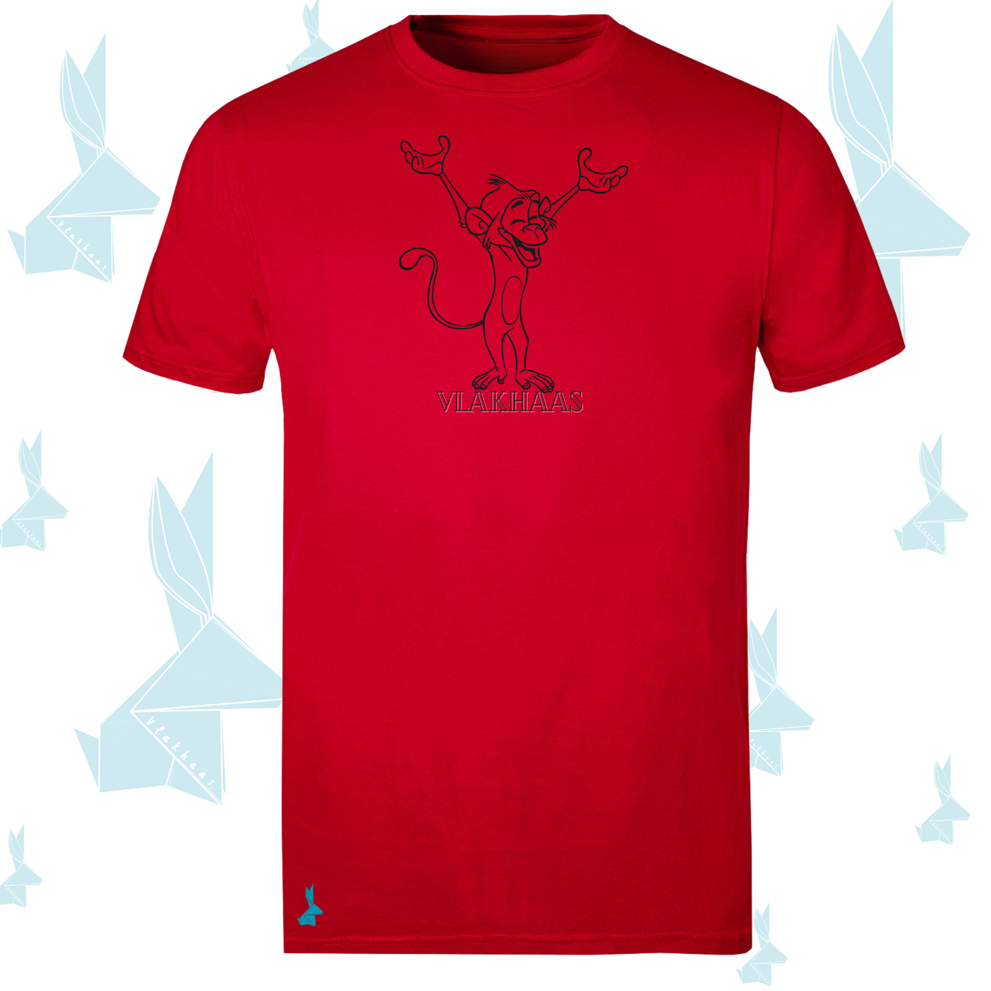 Vlakhaas T-Hemp vir Mans en Dames