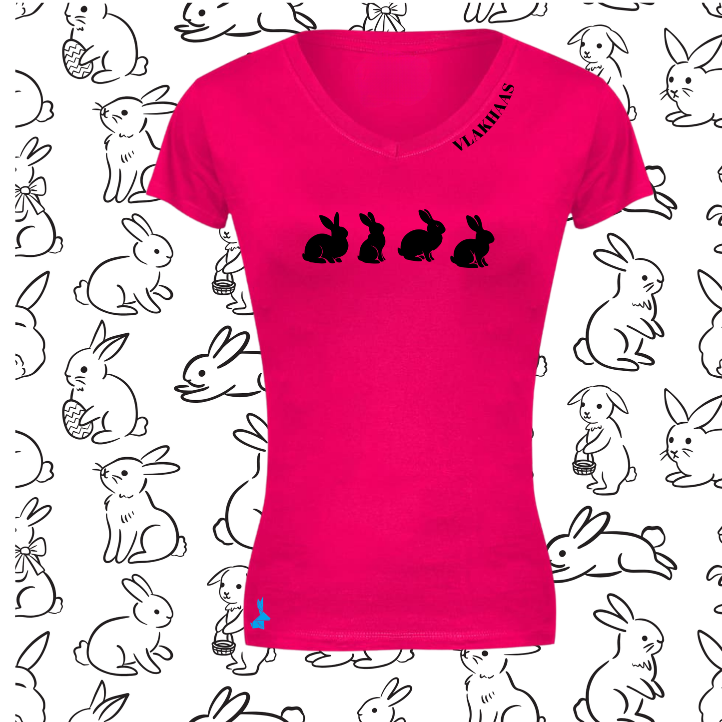 Vlakhaas T-Hemp vir Dames