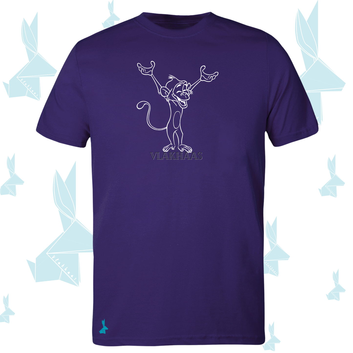 Vlakhaas T-Hemp vir Mans en Dames