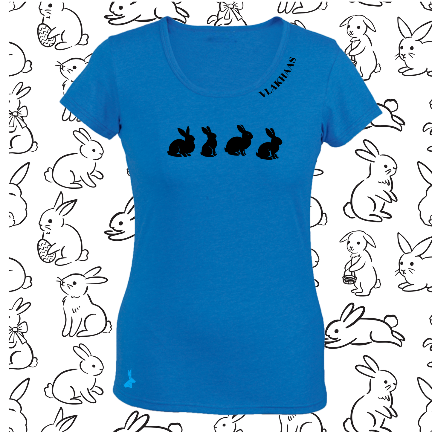 Vlakhaas T-Hemp vir Dames