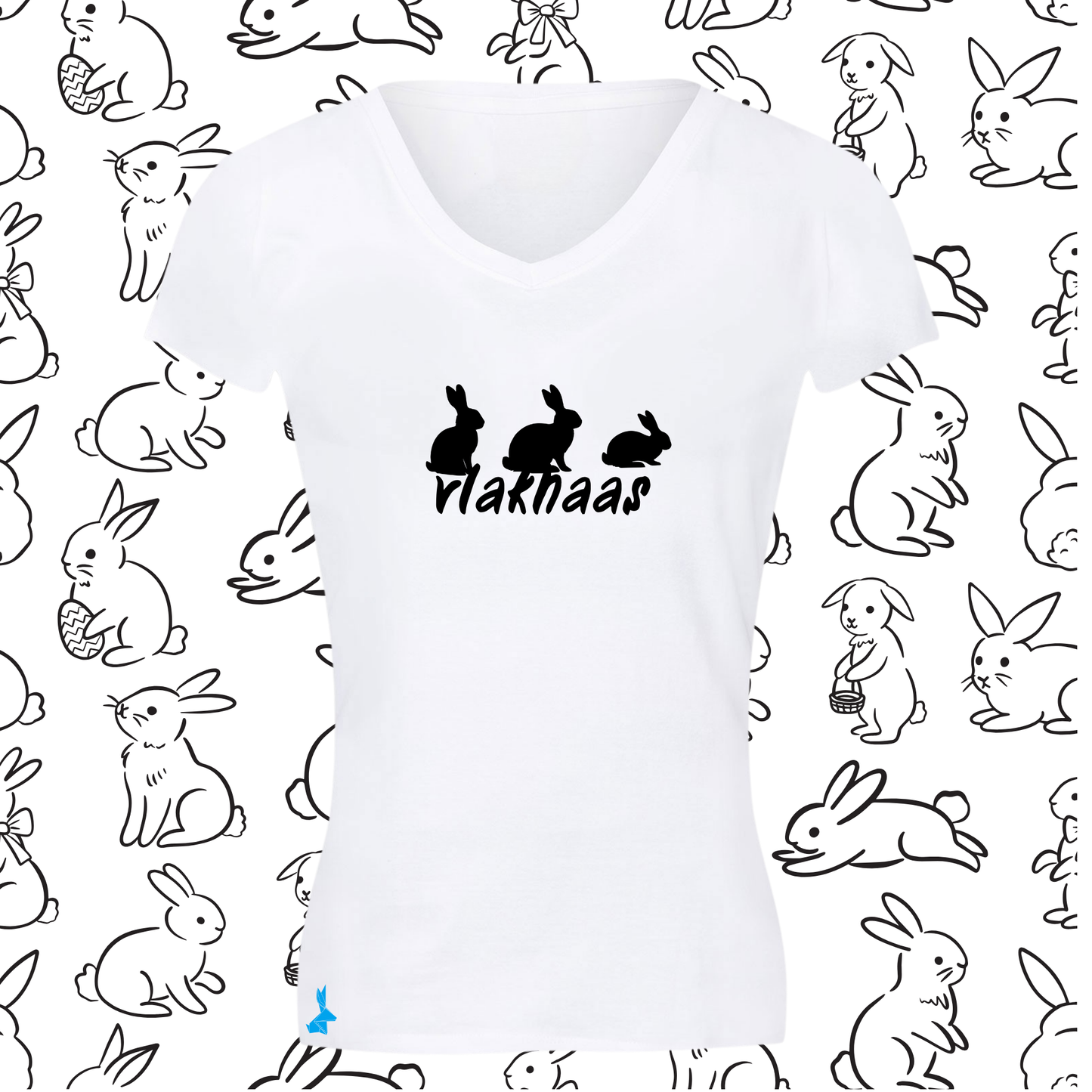 Vlakhaas T-Hemp vir Dames