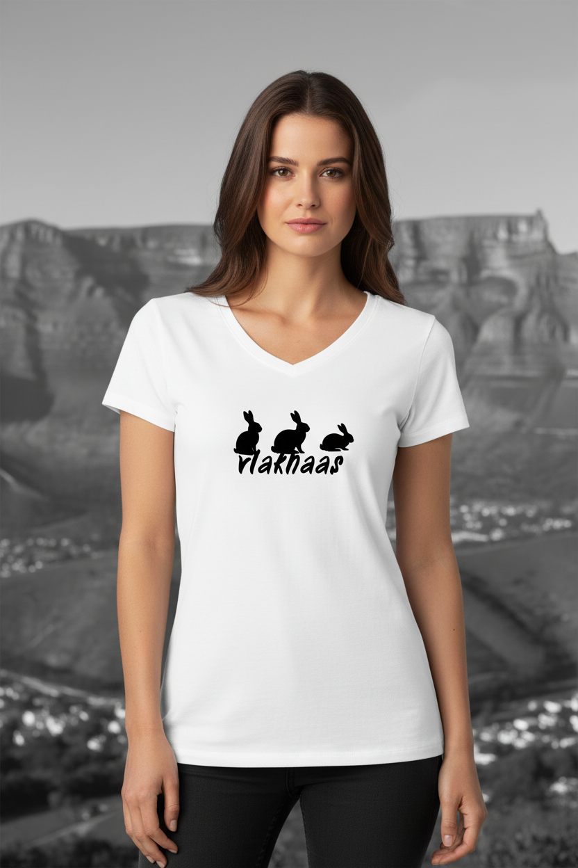 Vlakhaas T-Hemp vir Dames