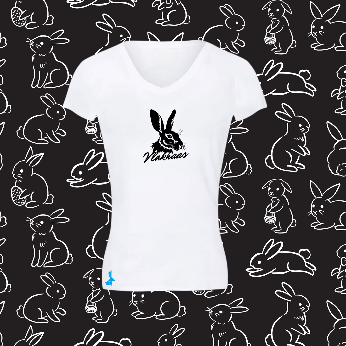 Vlakhaas T-Hemp vir Dames