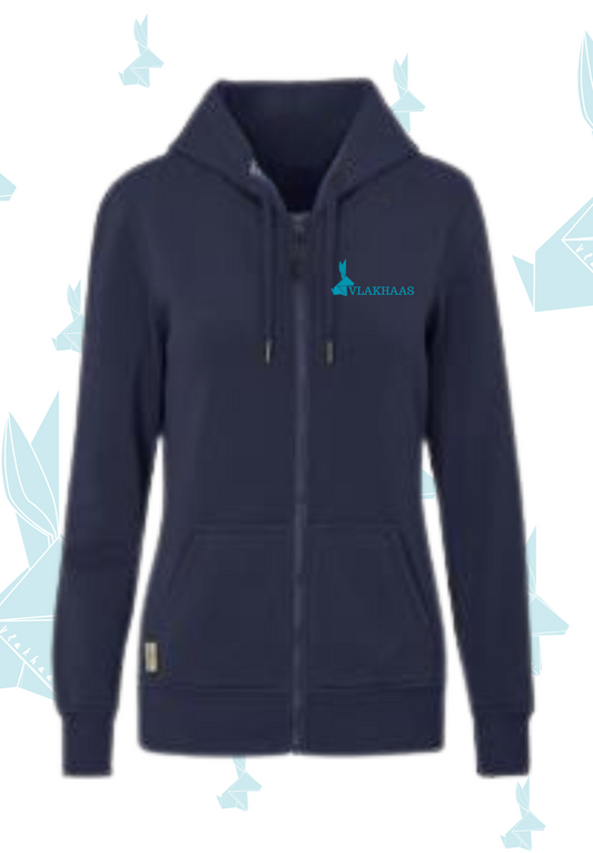 Vlakhaas Dames Rits Kappie Trui