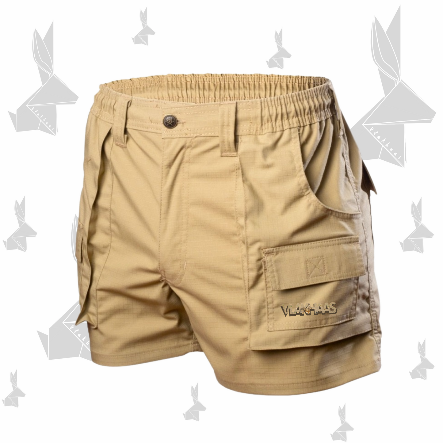 Vlakhaas Mans Kort Broek 8cm