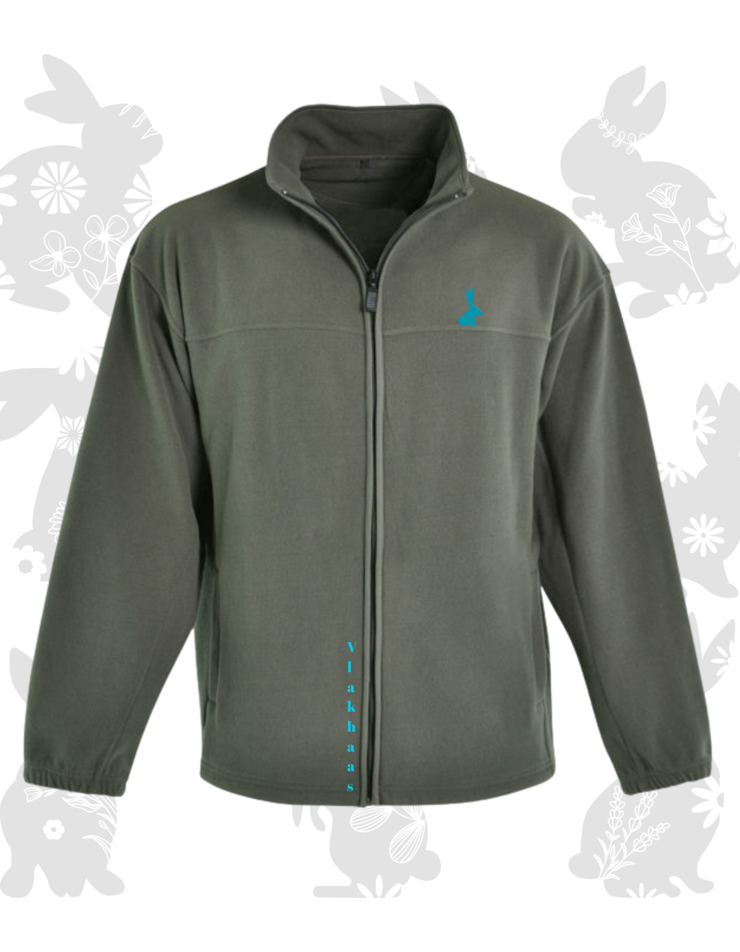 Vlakhaas Mans Zip Baadjie