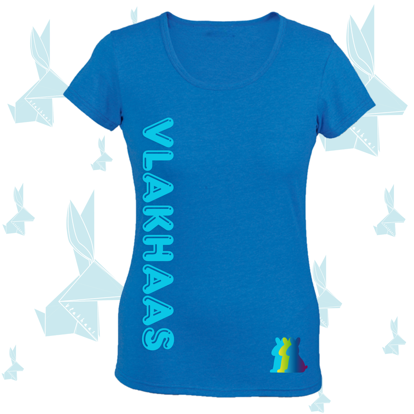 Vlakhaas 3 T-Hemp vir Dames