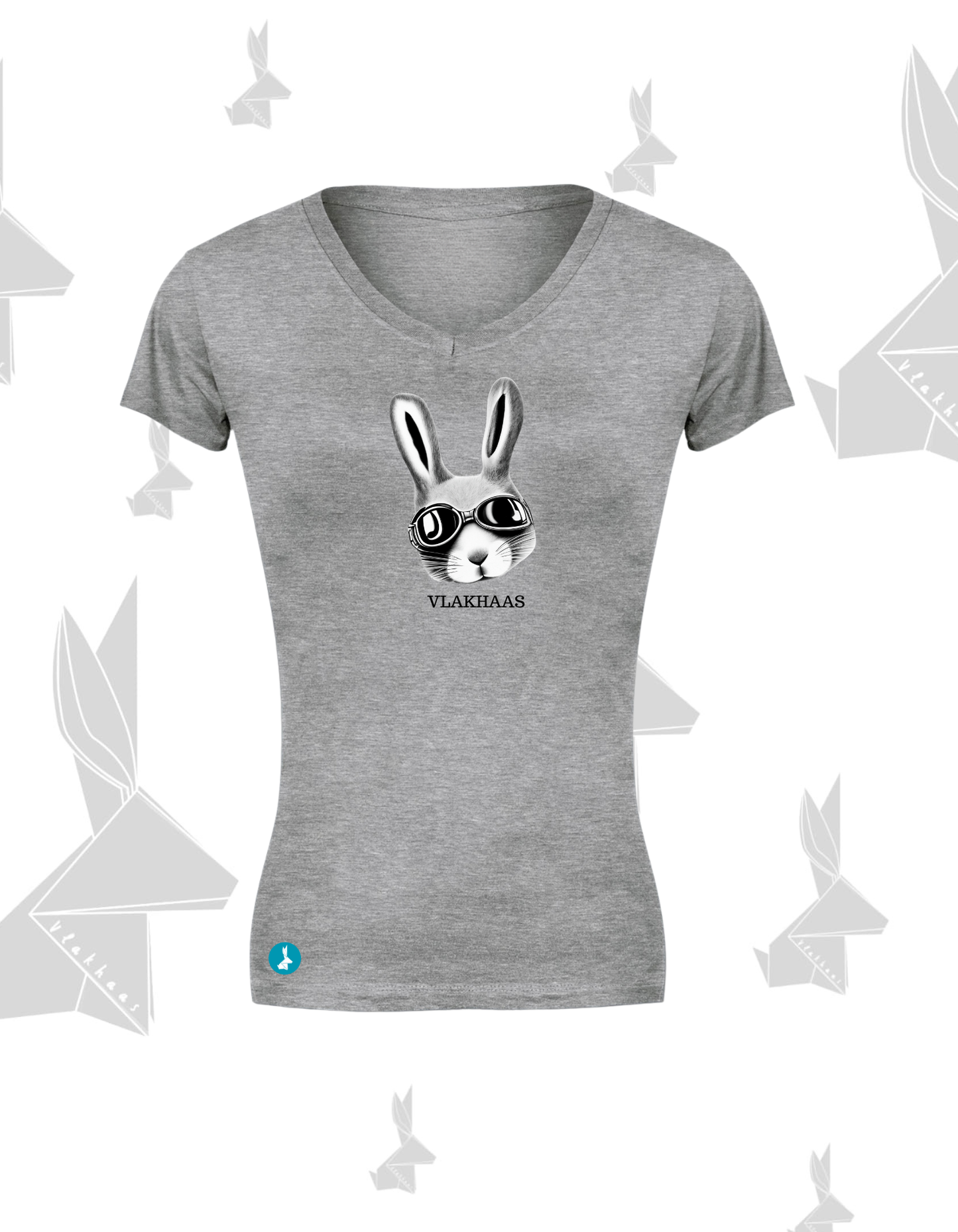 Vlakhaas T-Hemp vir Dames