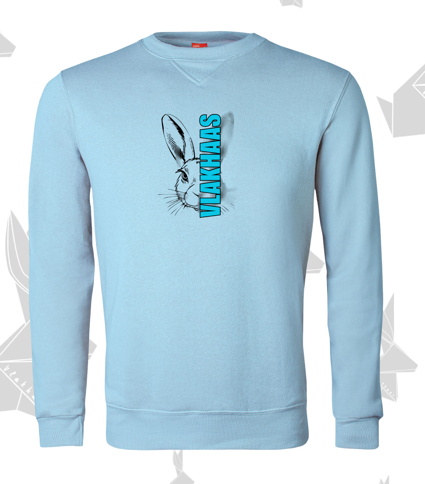 Vlakhaas voetspore Kappie Trui vir Mans en Dames