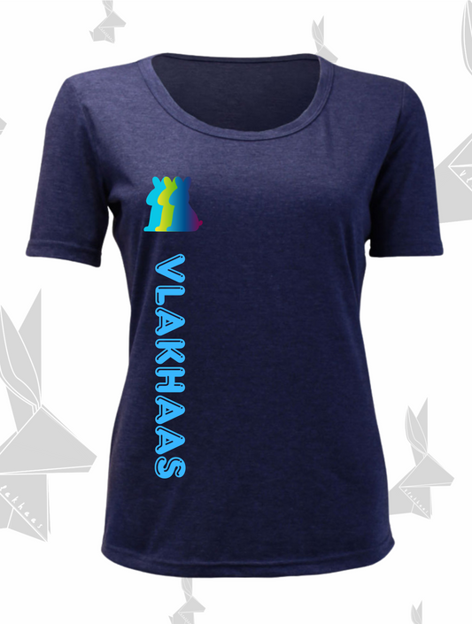 Vlakhaas 3 T-Hemp vir Dames