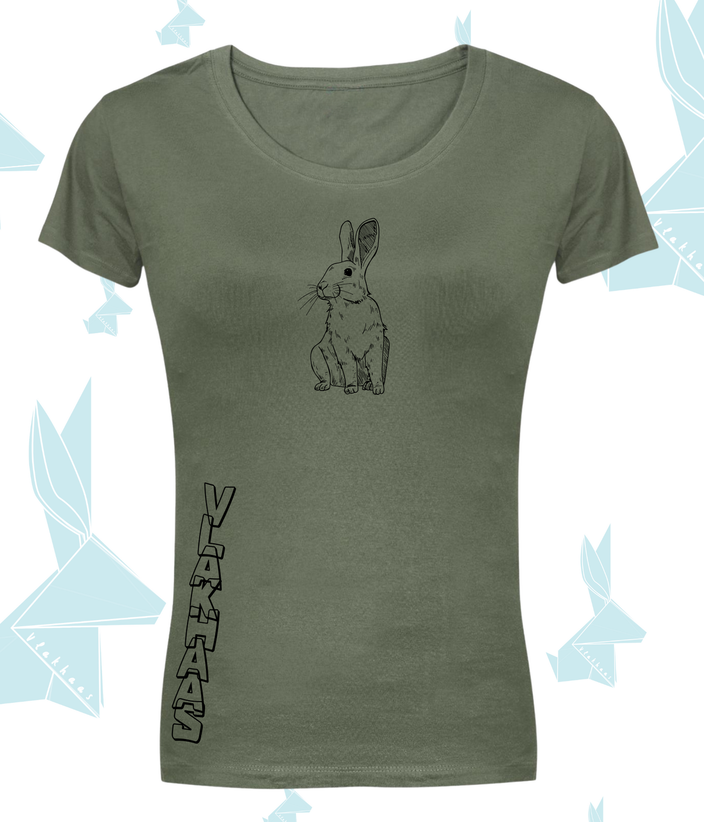 Vlakhaas T-Hemp vir Dames