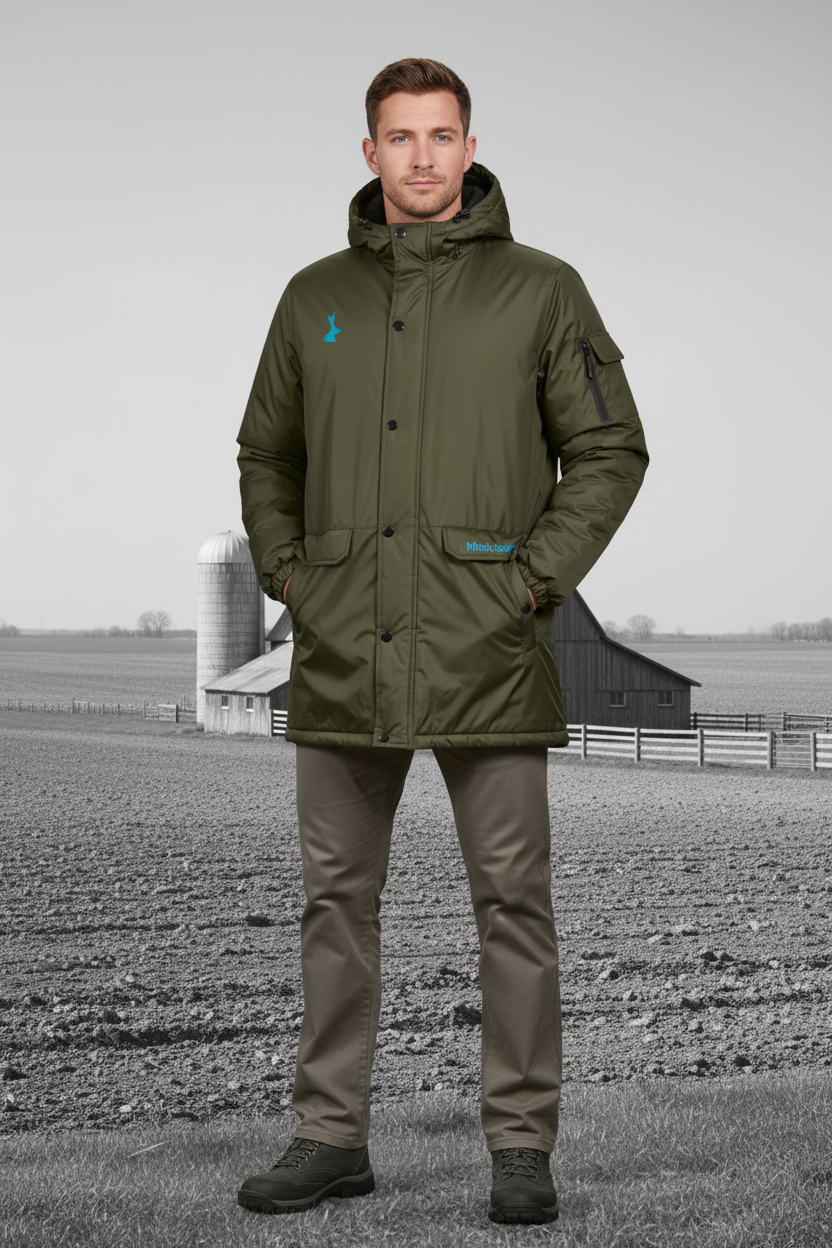 Padded Vlakhaas Parka Mens(B)