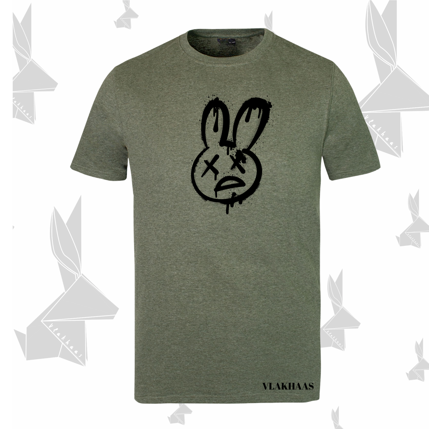 Vlakhaas T-Hemp vir Mans en Dames