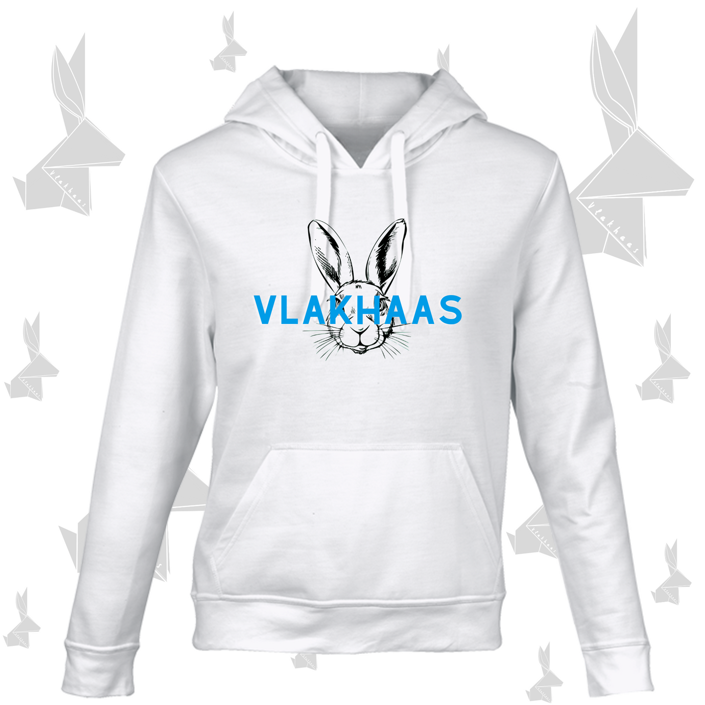 Vlakhaas Hoodie vir Mans en Dames