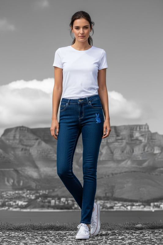 Vlakhaas Ladies Fashion Denim Jeans (A)