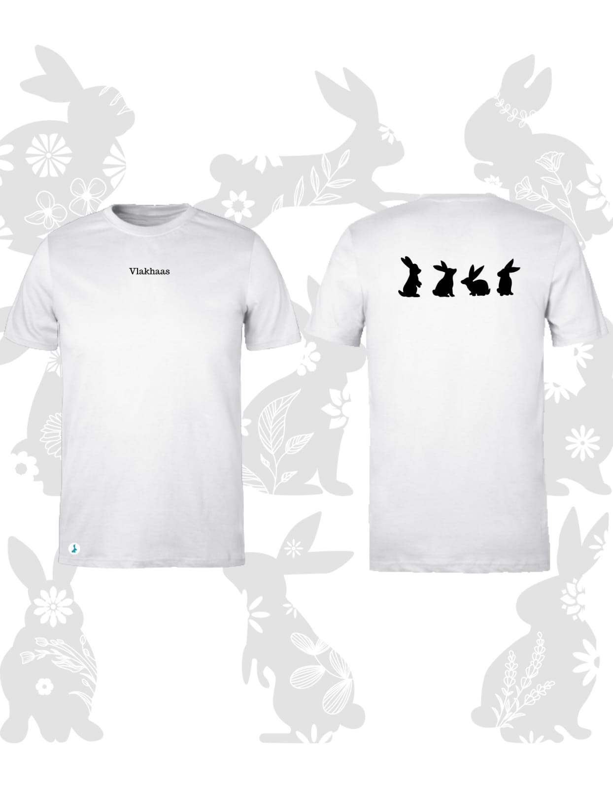 Vlakhaas T-Hemp vir Mans en Dames