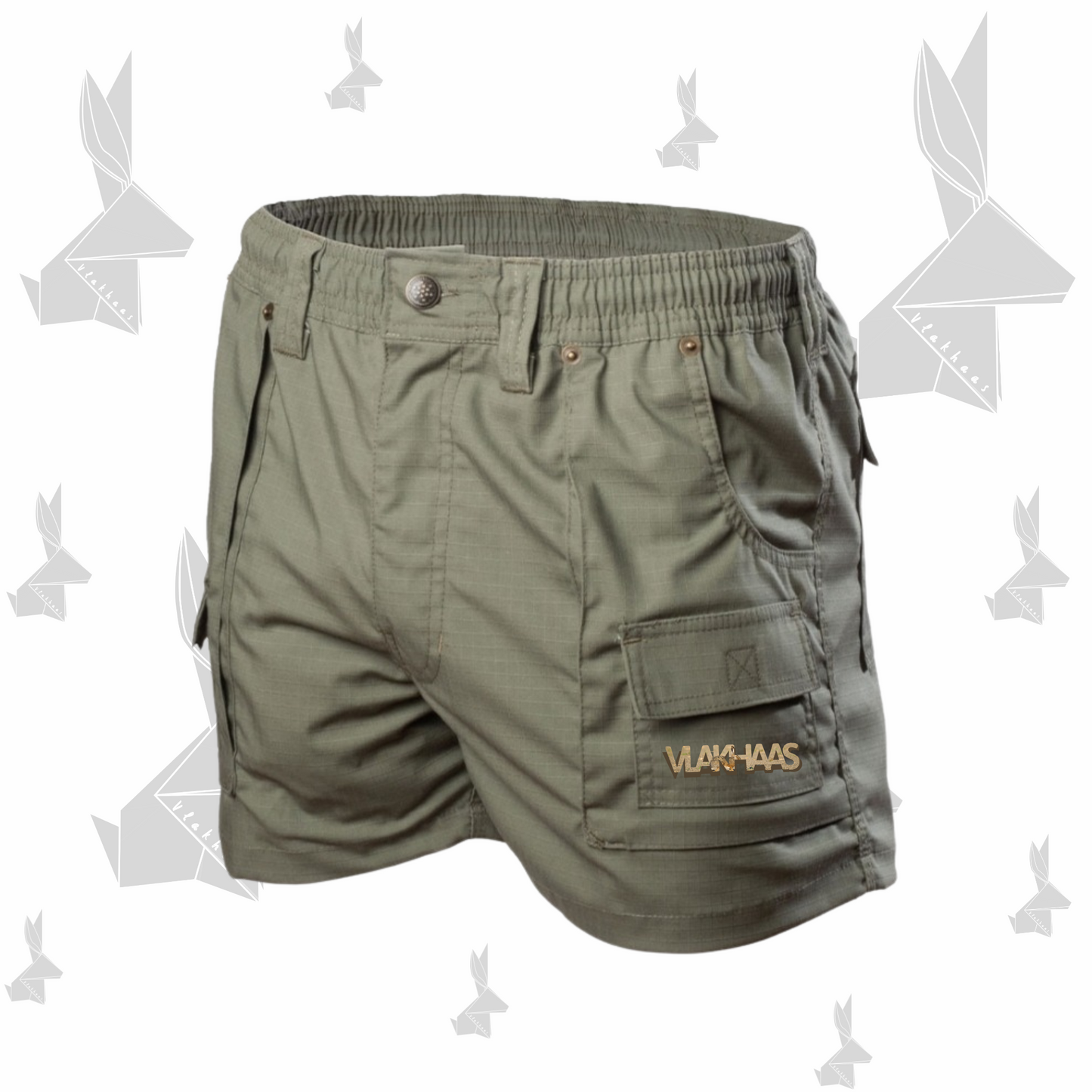 Vlakhaas Mans Kort Broek 8cm