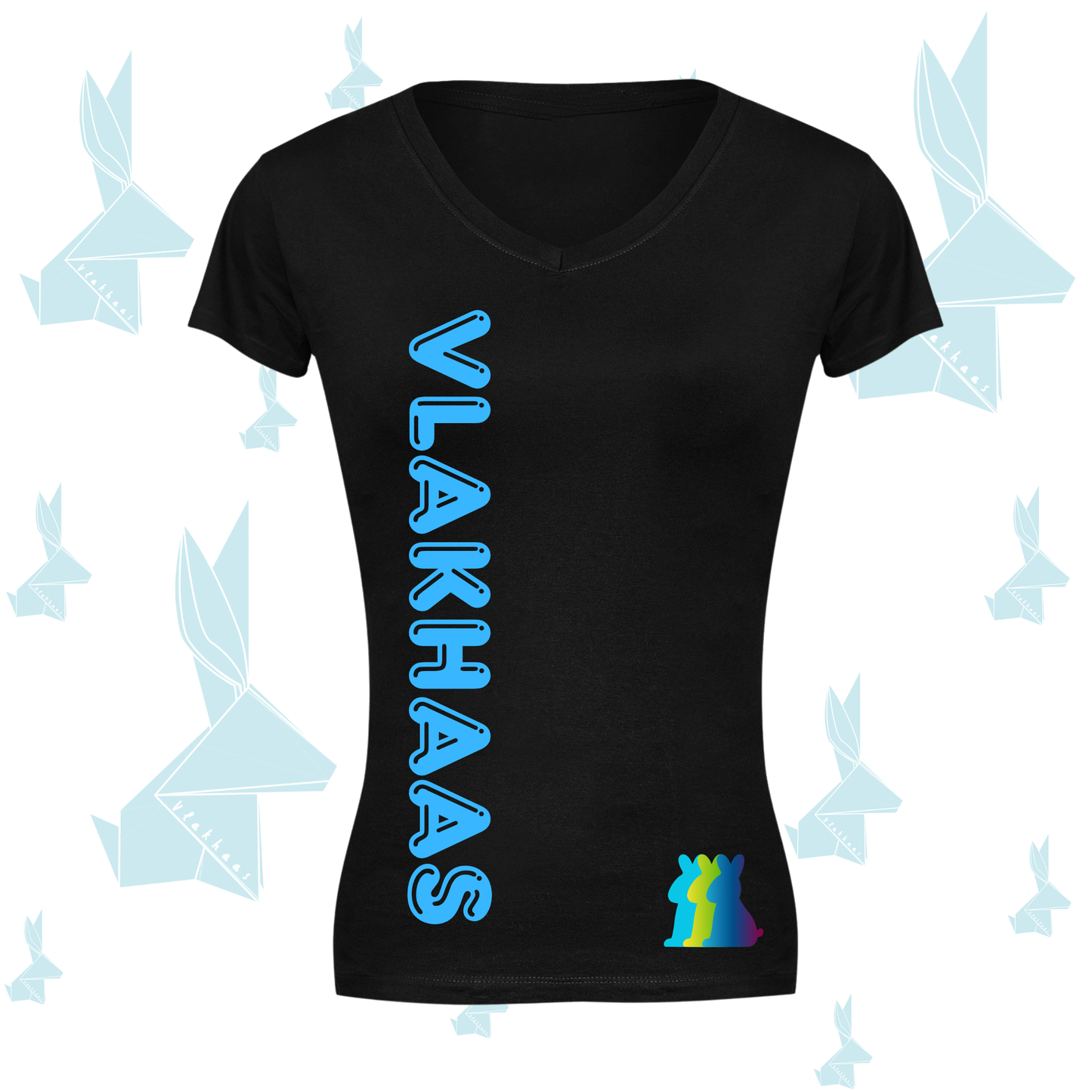 Vlakhaas 3 T-Hemp vir Dames