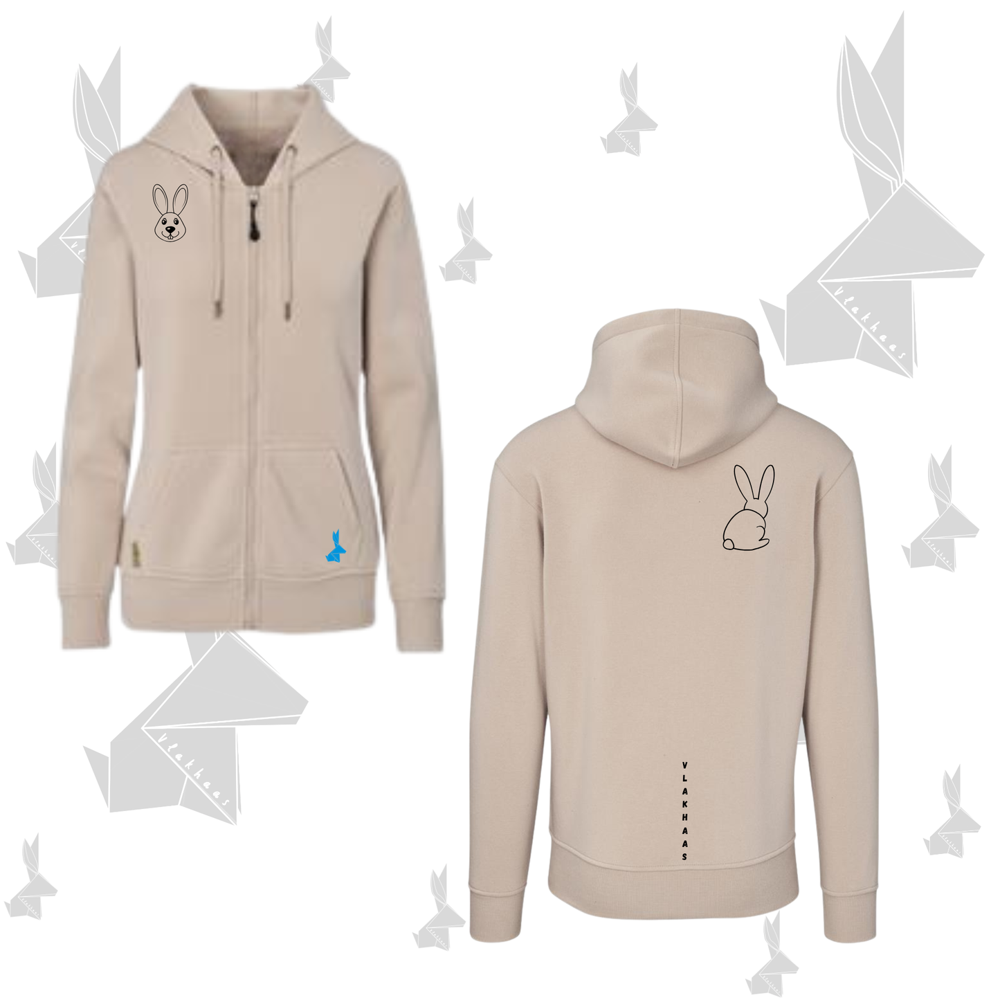 Vlakhaas DamesRits Kappie Trui