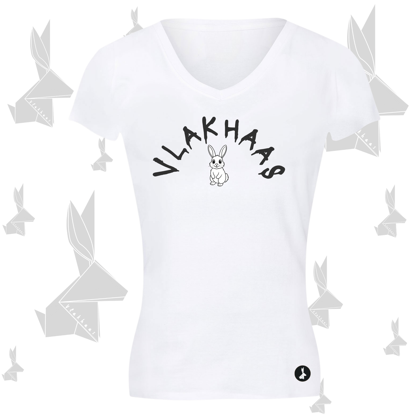 Vlakhaas T-Hemp vir Dames