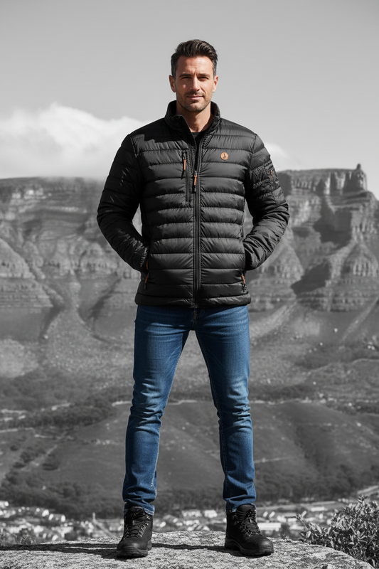 Vlakhaas Mens Scotia Light Down Jacket - Black
