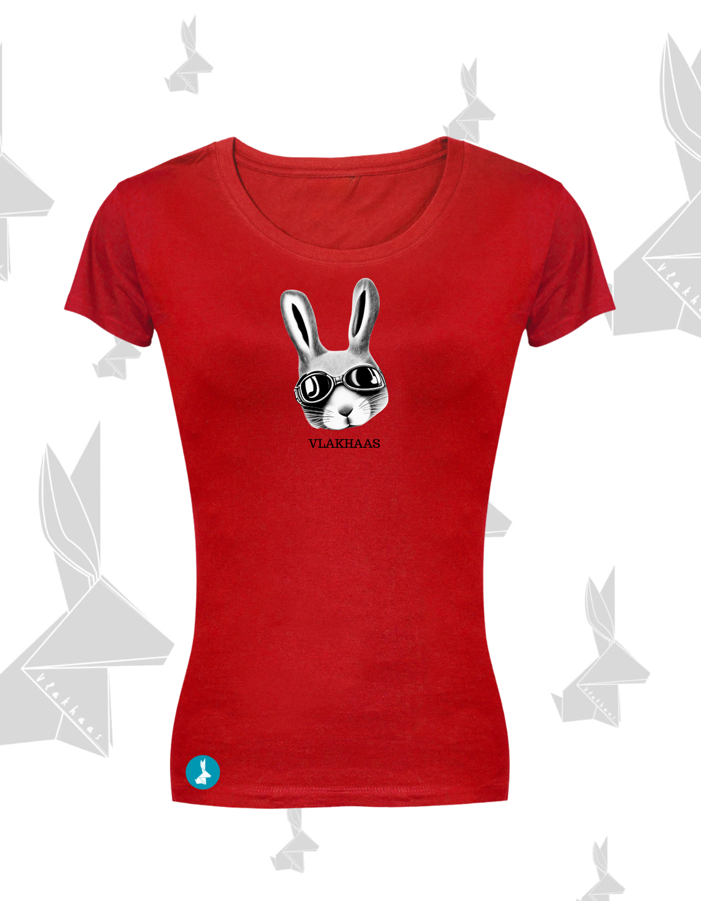 Vlakhaas T-Hemp vir Dames