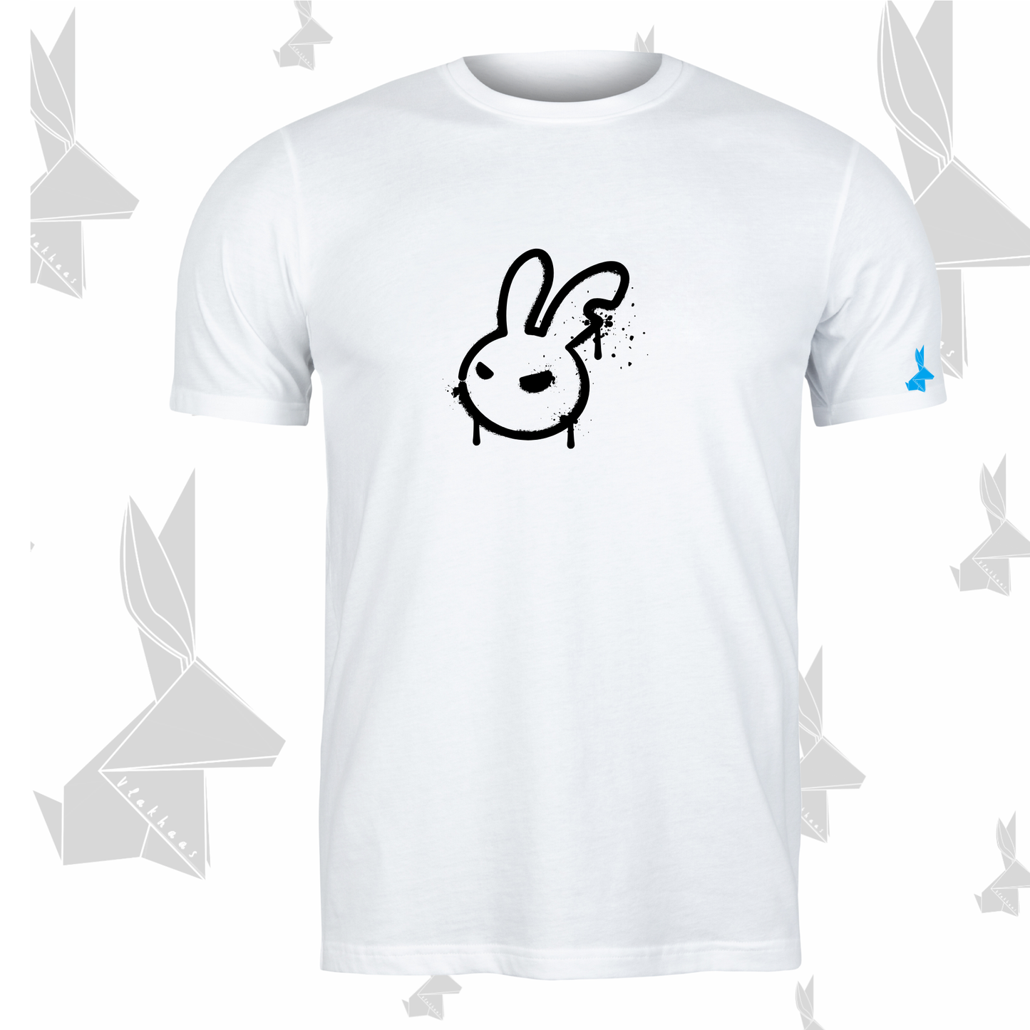 Vlakhaas T-Hemp vir Mans en Dames