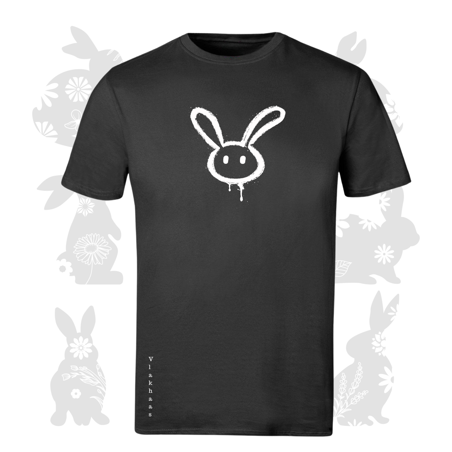 Vlakhaas Ore T-Hemp vir Mans en Dames