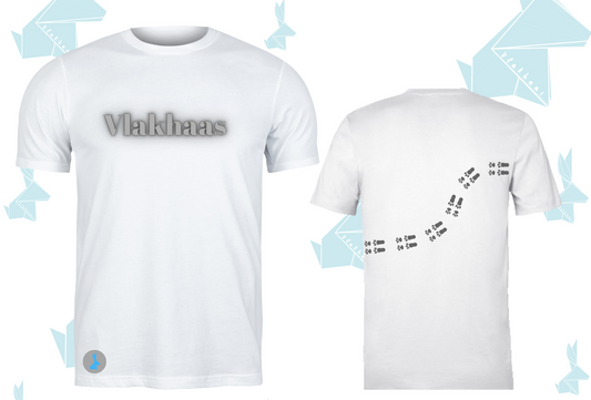 Vlakhaas footprint T-Hemp vir Mans en Dames